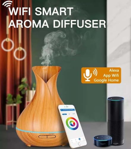 Smart WiFi Essential Oil Diffuser for Alexa and Google Home