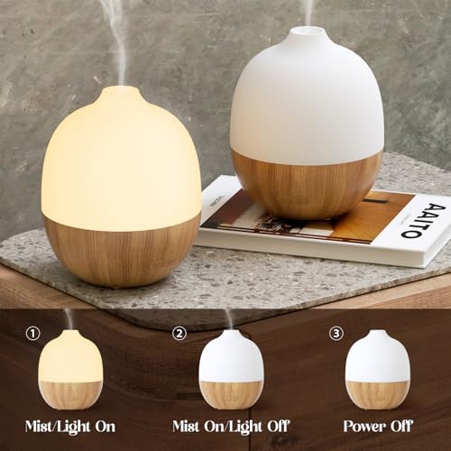 Essential Oil Diffuser for Home: 300ml Ultrasonic Cool Mist with Color Changing Lights