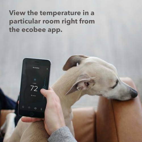 ecobee Smart Sensor 2 Pack - Comfort, Security, Energy Savings for Smart Homes - Works with ecobee Thermostats